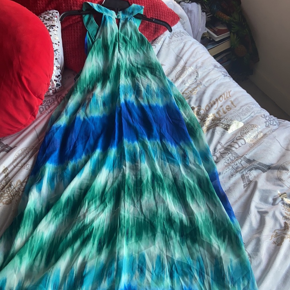 Wrapper Long Multicolor Polyester Strapless Sundr… - image 3